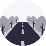 No sidewalk icon